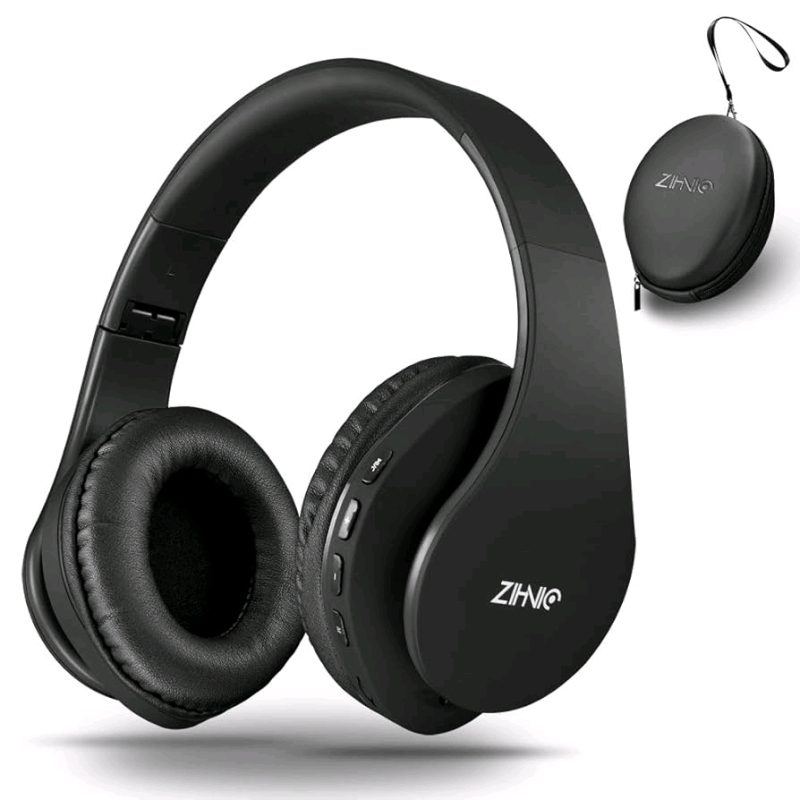 As-New ZIHVIO WH-816 Bluetooth Over-Ear Headphones,Foldable Wireless and Wired Stereo Headset Micro SD/TF, FM