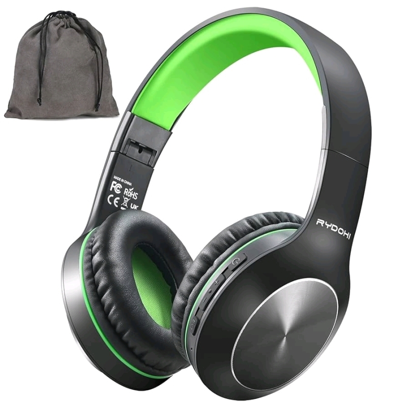 As-New in Box | RUDOHI R916 Over-Ear Wireless 5.3 High-Fidelity Headset With Optional AUX / Wireless Listening