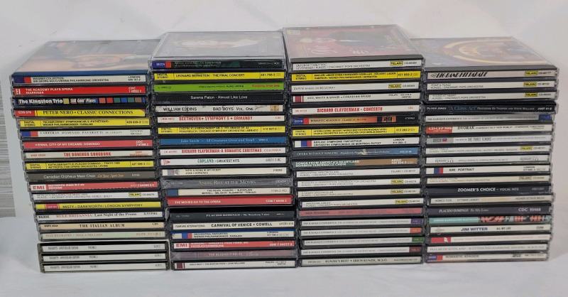 78 Classical , Opera , Adult Contemporary , Movie & Orchestra Music CDs .