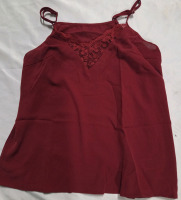 New | Size 0XL Women's Lovely Lace Tank Top