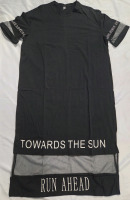 New | Size 0XL Women's "Towards the Sun, Run ahead" Tshirt Dress