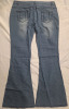 New | Size 2XL Women's Floral Bell Bottom Jeans - 2