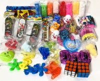 30+ Small Party Favors: Slap Bracelets, Mini Skateboards, Squishy Critters, Slap Hands +