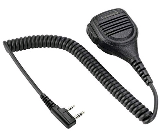 As-New in Box | Commountain Heavy Speaker Mic Compatible with Baofeng Radios BF-F8HP BF-F9 UV-82 UV-82HP UV-82C UV-5R UV-5R5 UV-5RA UV-5RE UV-5X3 and Kenwood BTECH Retevis TYT Radios, Shoulder Microphone