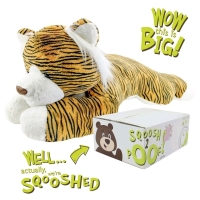 New Large 44" Tiger Animal Adventure Sqoosh2Poof Giant Cuddly