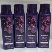 4 New Goodbaths Electric Twilight Body Lotion 368g Orange Flower & Black Orchid, and Aloe Vera & Shea Butter