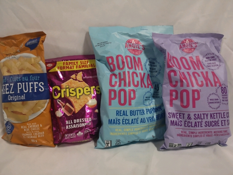 New Movie Snacks - Angie's Popcorn, Crispers & Puffs