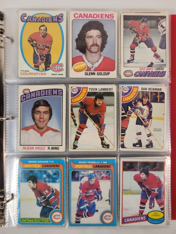1971 - 2020 Montreal Canadians NHL Hockey Trading Card Singles , 207 Trading Cards