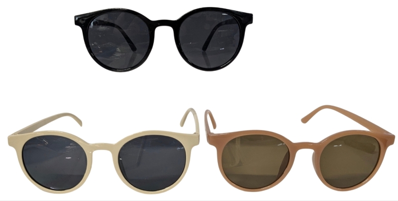 3 New Pairs of Sunglasses - One Size Fits Most