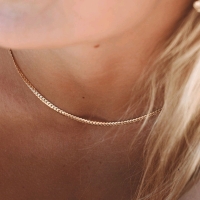 New ATOLEA Classy Chain, Hypoallergenic, Waterproof & Sweatproof Premium Stainless Steel + 18k Gold PVD Coating | Retails $70!