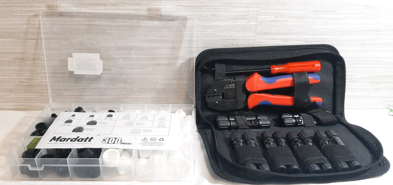 New Box of 300pcs Mardatt Hexagon Bolt Screw Nut Caps Assortment Kit & Wrench Kit w/ Zip-up Carry Bag