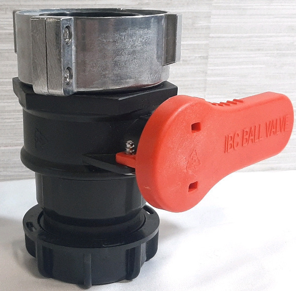 IBC Adapter Ball Valve | Measures 5&frac12;" Tall, 3" Wide