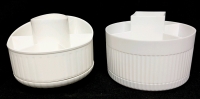 2 New Lazy Susan Makeup Brush / Stationary Holders - Up to 5.5" Diameter