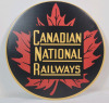 CNR Canadian National Railways Metal Sign . Measures 11 &frac34;" diameter