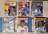 1984 - 1991 Baseball Cards Magazines . Issues July '90 - June '91 Contain Uncut Trading Card Inserts (Griffey / Bo Jackson). 45+ Issues
