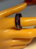 Classic Vibrant Titanium Dragon Design Ring Purple Titanium Steel Size 13 - 3