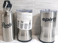 3 New Stainless Steel Cups | Tallest One is 8&frac12;" Tall, Shortest One is 6" Tall, Widest One is 3"