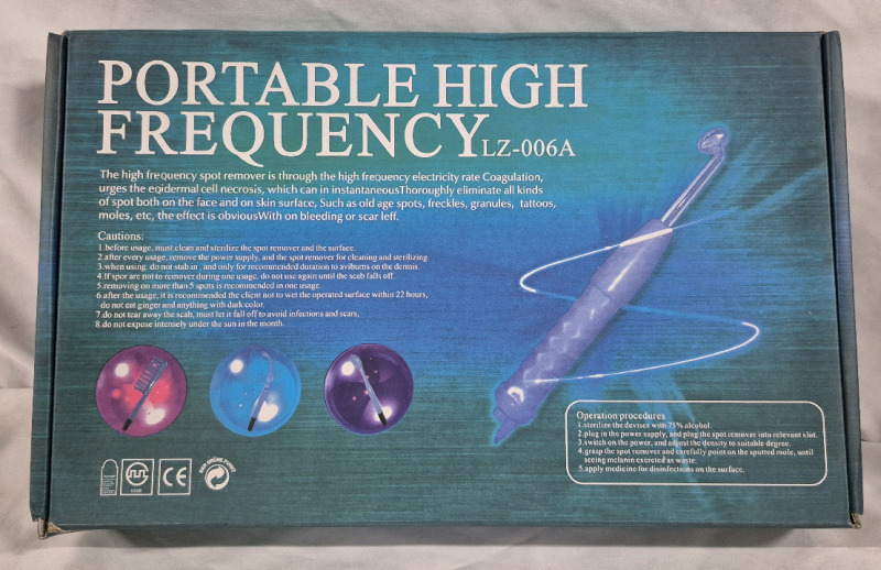 New Portable High Frequency Laser Skin Spot Remover - LZ-006A