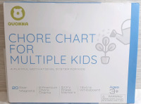 New Quokka Magnetic Chore Chart For Multiple Kids - Chart 14.5 by 11"