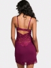 New Size Large Women's VICTORIA'S SECRET Modal & Lace Cupped Mini Slip Dress, Plum Rouge | Retails $72.95! - 2