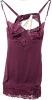 New Size Large Women's VICTORIA'S SECRET Modal & Lace Cupped Mini Slip Dress, Plum Rouge | Retails $72.95! - 3