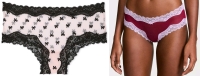 2 New Size XL Women's VICTORIA'S SECRET Tease Mesh Lace Cheeky Panties