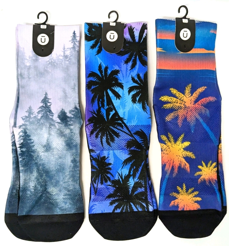 3 New Pairs Size S/M & L/XL OUTWAY Performance Crew & Quarter Socks : Most Crew, Carolina Crew & Paradise Quarter | Retails Over $60 USD!