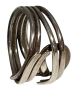 925 Sterling Modernist Knotted Wrap Ring Size 8.5 Stamped - 4