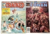3 Vintage Comics & Mags : DC Comics 1993 11 #500 The Adventures of Superman: Back From the Dead, Marvel Magazine The Savage Sword of Conan the Barbarian March #122, Topps Bram Stoker's Dracula #3 of 4 & Cracked Magazine November $155 - 3
