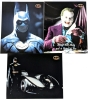 Vintage 1989 TOPPS BATMAN Official Movie Souvenir Magazine+ 3x Norman James Co Canada Oversized Trading Prints #K001, 002 & 007 (8" &times; 10") - 2
