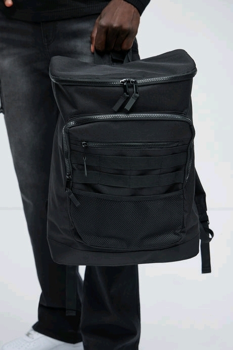 New NOVA MEN Active Utility Backpack - Black - Retails $63!