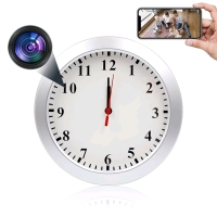 As-New in Box | Hidden Spy Camera, WiFi Clock Camera HD 1080P Wall Clock Home Security Nanny Cam with Motion Detection No Night Vision - 8.6" Diameter