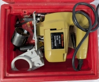 Black and Decker Jig Saw with Assorted Blades, Bits & Case. Case Measures 10" Tall. Tested Working.