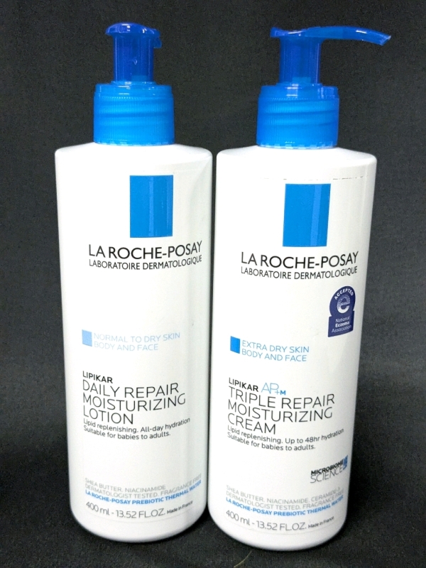 [See Desc] 2 LA ROCHE-POSAY Lipkat Daily Moisturizing Lotions