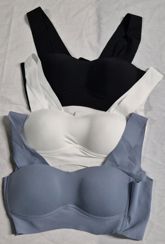 3 New sz 38(XL) Bras Microfiber
