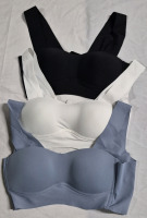 3 New sz 38(XL) Bras Microfiber