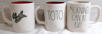 3 Wizard of Oz Themed Ceramic Mugs | Mugs Measure 5" Tall, 4" Diameter