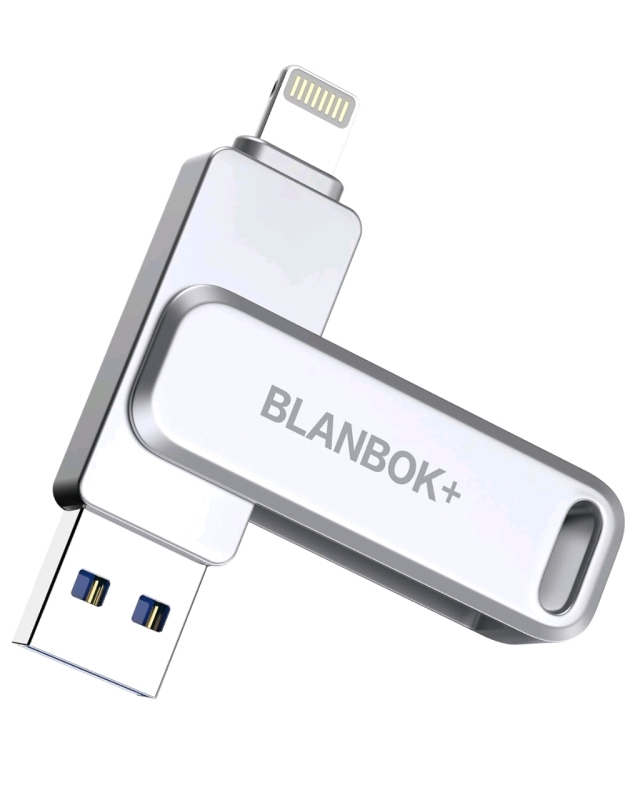 As-New in Box | MFi Licensed 128GB 3-in-1 Photo Stick / Flash Drive / Thumb Drive Compatible with iPhones, iPad, Android, PC +