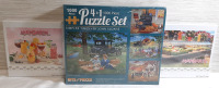 3 New Jigsaw Puzzle Piece Sets | 2 Mandarin Restaurant 500pc Puzzles & 4-in-1 1000pc Puzzle Set