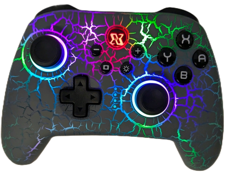 As-New in Box | BINBOK X02 Switch-Compatible Wireless Controller ; Back Programmable Buttons, 6-Axis Gyro Motion Sensor, Dual Vibration Motors, Adjustable Turbo Function, ALPS Joystick, No Dead Zones