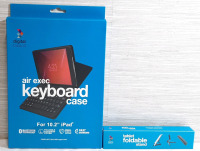 New in Box Digital Basics Air Exec Keyboard Case for 10.2" iPads & Tablet Foldable Stand | Stand Package is 8" Long, 1&frac12;" Tall