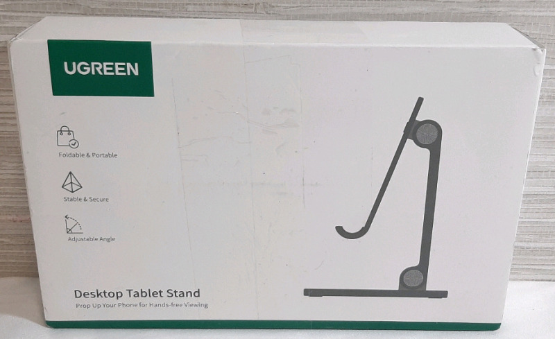 New in Box Ugreen Desktop Tablet Stand | Package Measures 8" Long, 5" Wide