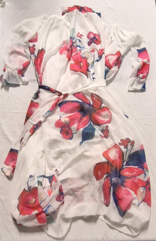 New Large Women's Floral Dress