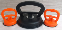 3 New Car Dent Pullers | Large Puller is 4" Tall, 4&frac12;" Diameter, Small Pullers Are 3" Tall, 2&frac12;" Diameter