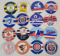 Sixteen (16) MLB Baseball Buttons , 3" Diameter