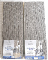 2 New "Pardon My Pet" Corrugated Cat Scratcher Boards