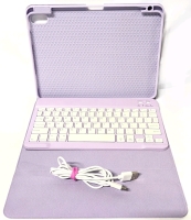 Portable Tablet Case with Removable Wireless Bluetooth Keyboard - Tested for Power - Holds Tablets 7" &times; 9.5"