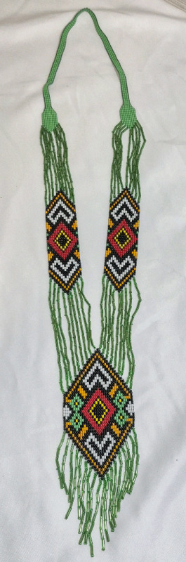 Stunning Native 21" Beaded Necklace