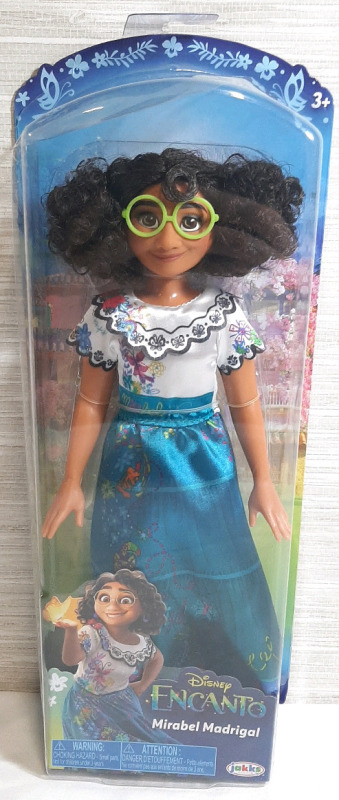 New in Box Jakks Pacific Disney Encanto Mirabel Madrigal Figure | Figures is Roughly 11" Tall | Packaging Has Some Dents, Does Not Impact Product Inside, Sold As Is