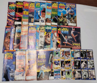 1994 - 1996 Sports Illustrated for Kids Magazines , 24 Magazine & 3 Trading Card Sheets . All Magazines Contain Trading Card Sheets